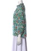 Apiece Apart Silk Floral Print Blouse