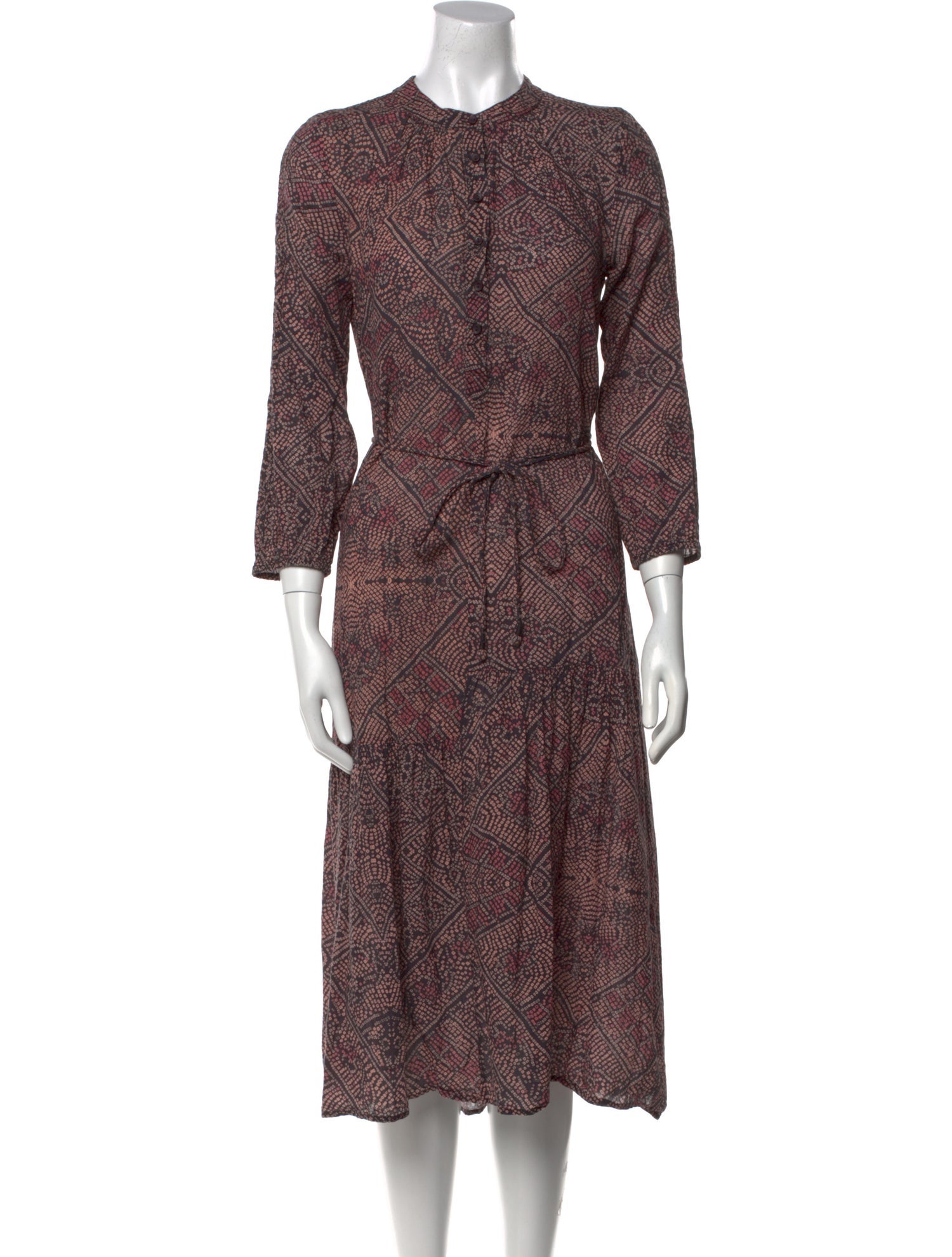 Apiece Apart Printed Midi Length Dress