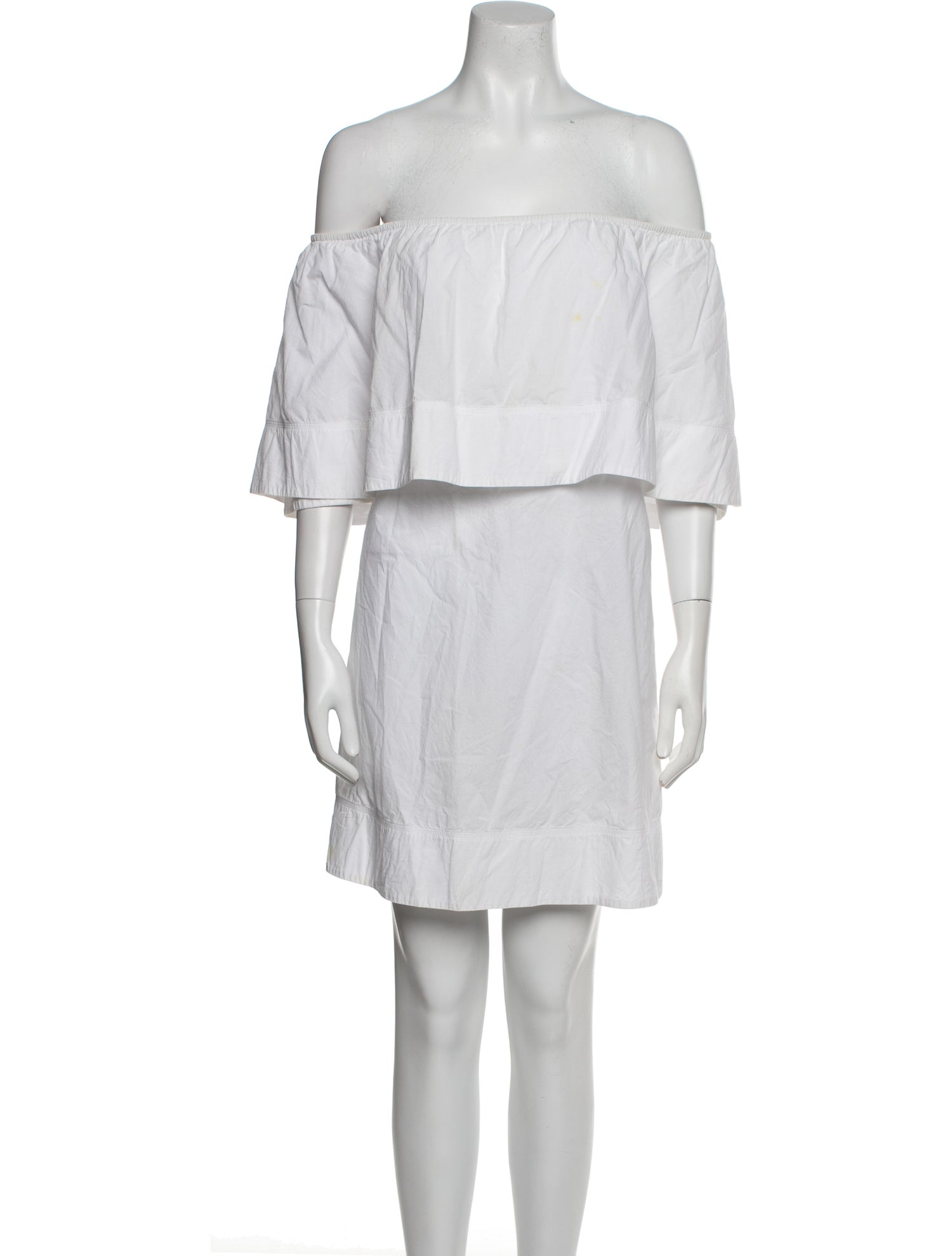 Apiece Apart Off-The-Shoulder Mini Dress