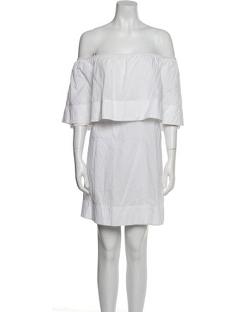 Apiece Apart Off-The-Shoulder Mini Dress