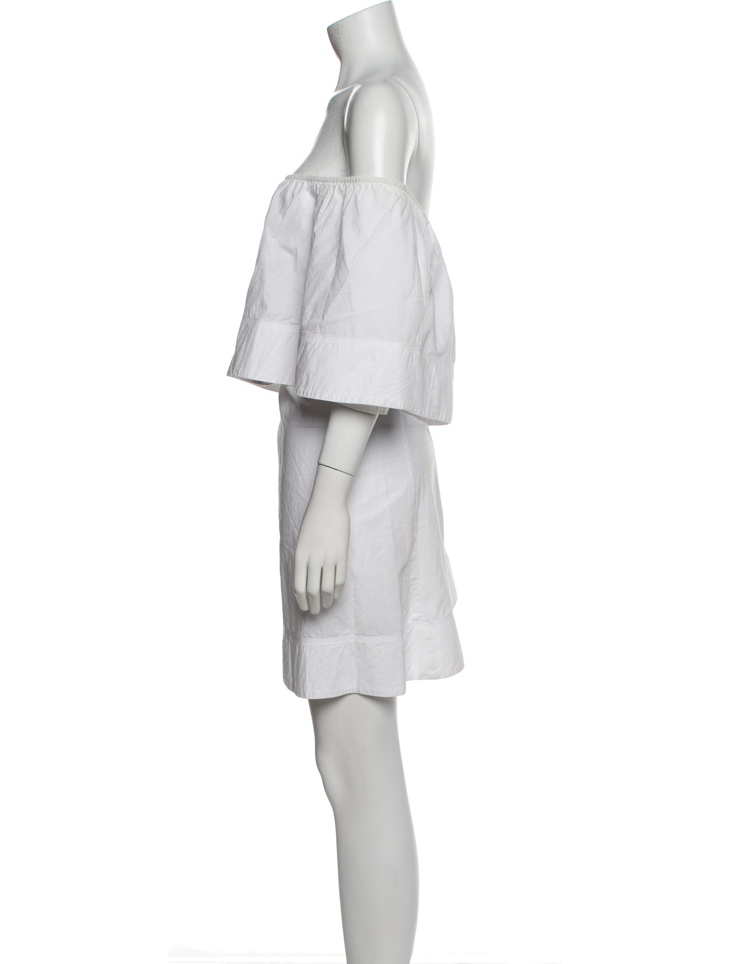 Apiece Apart Off-The-Shoulder Mini Dress