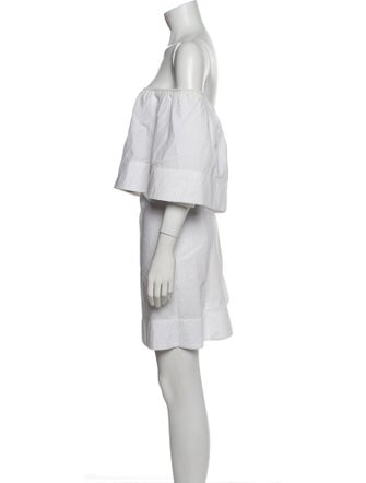 Apiece Apart Off-The-Shoulder Mini Dress