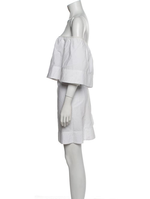 Apiece Apart Off-The-Shoulder Mini Dress