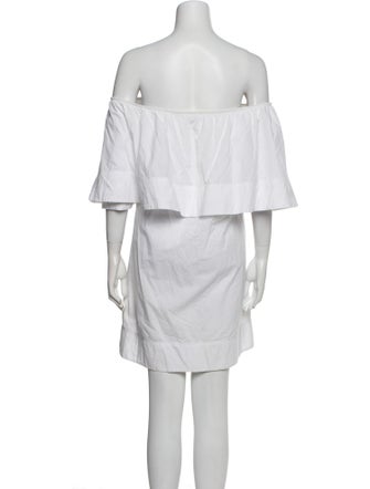 Apiece Apart Off-The-Shoulder Mini Dress