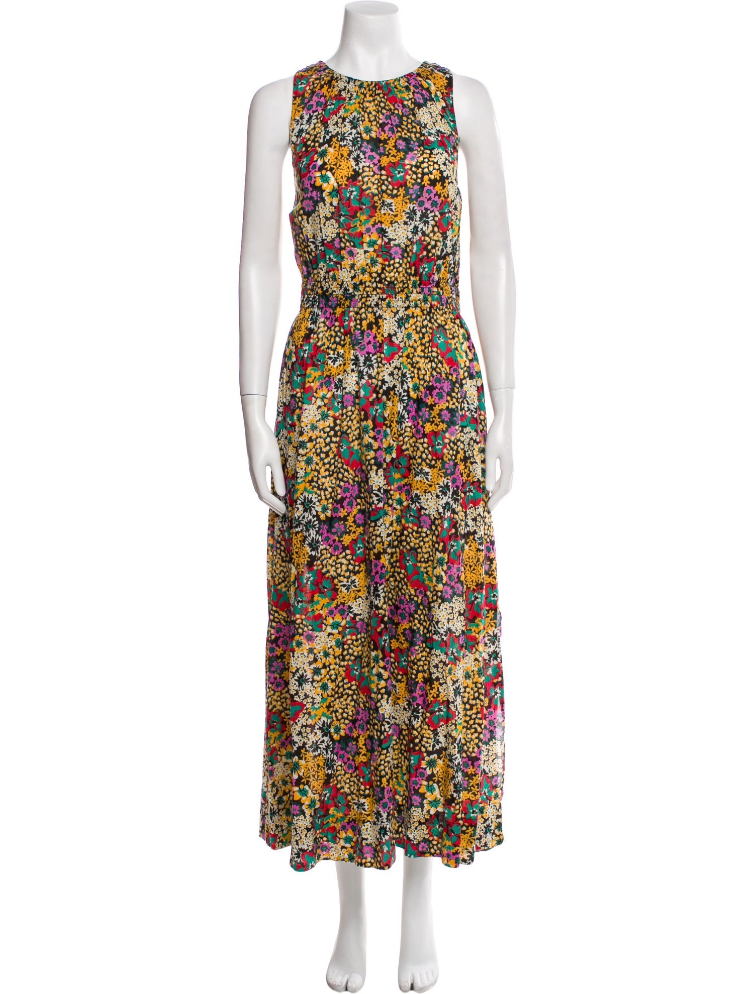 Apiece Apart Floral Print Long Dress