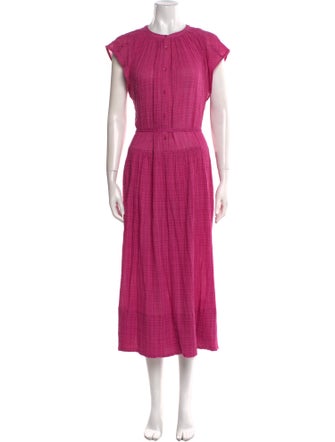 Apiece Apart Crew Neck Long Dress