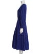 Apiece Apart Bateau Neckline Midi Length Dress