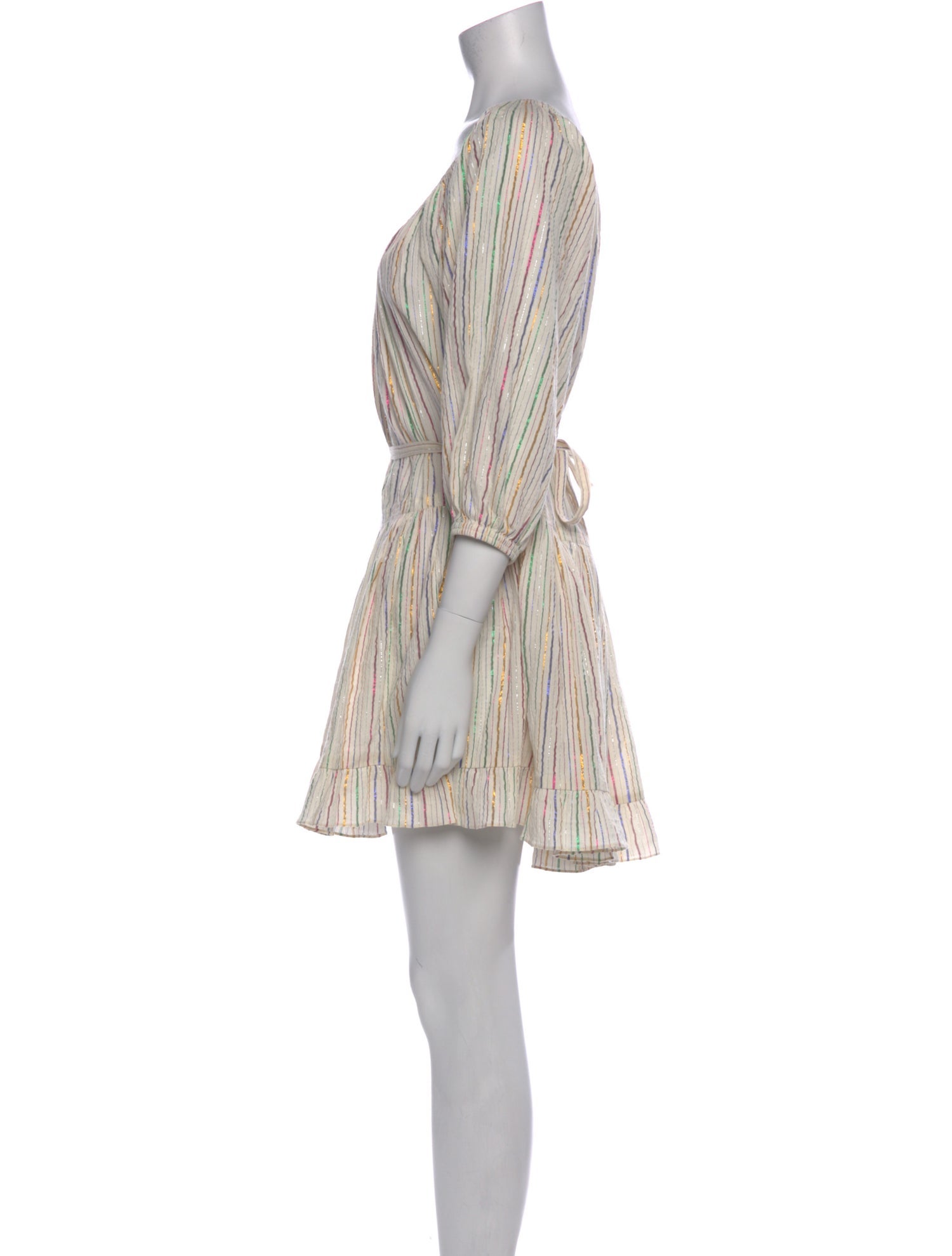 Apiece Apart Striped Mini Dress