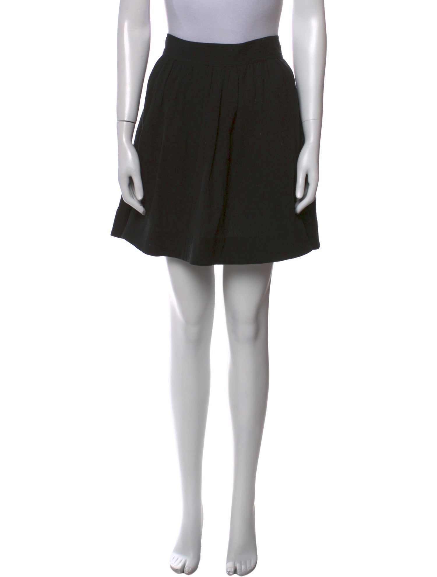 Apiece Apart Pleated Accents Mini Skirt
