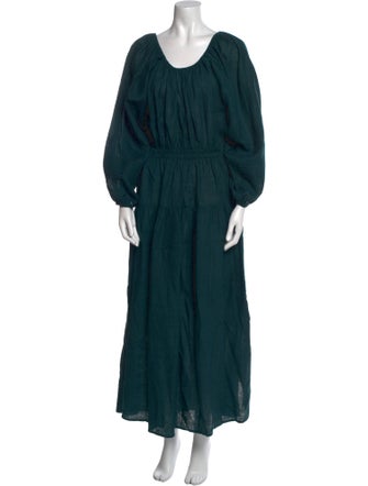 Apiece Apart Linen Long Dress