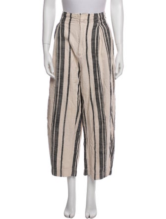 Apiece Apart Striped Wide Leg Pants