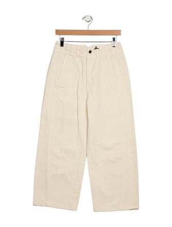 Apiece Apart Mid-Rise Wide Leg Jeans