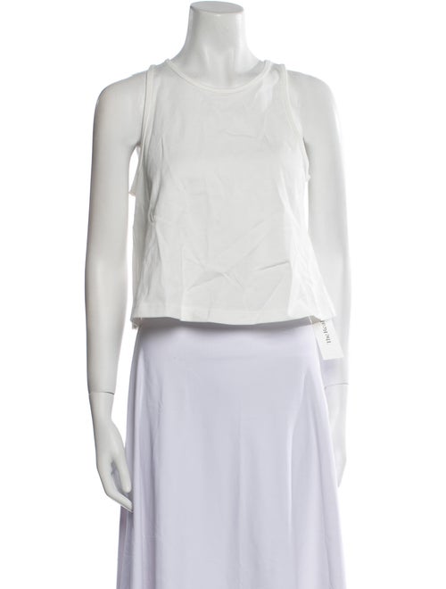 Apiece Apart Crew Neck Sleeveless Crop Top