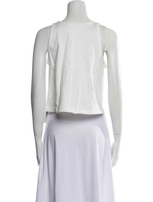 Apiece Apart Crew Neck Sleeveless Crop Top