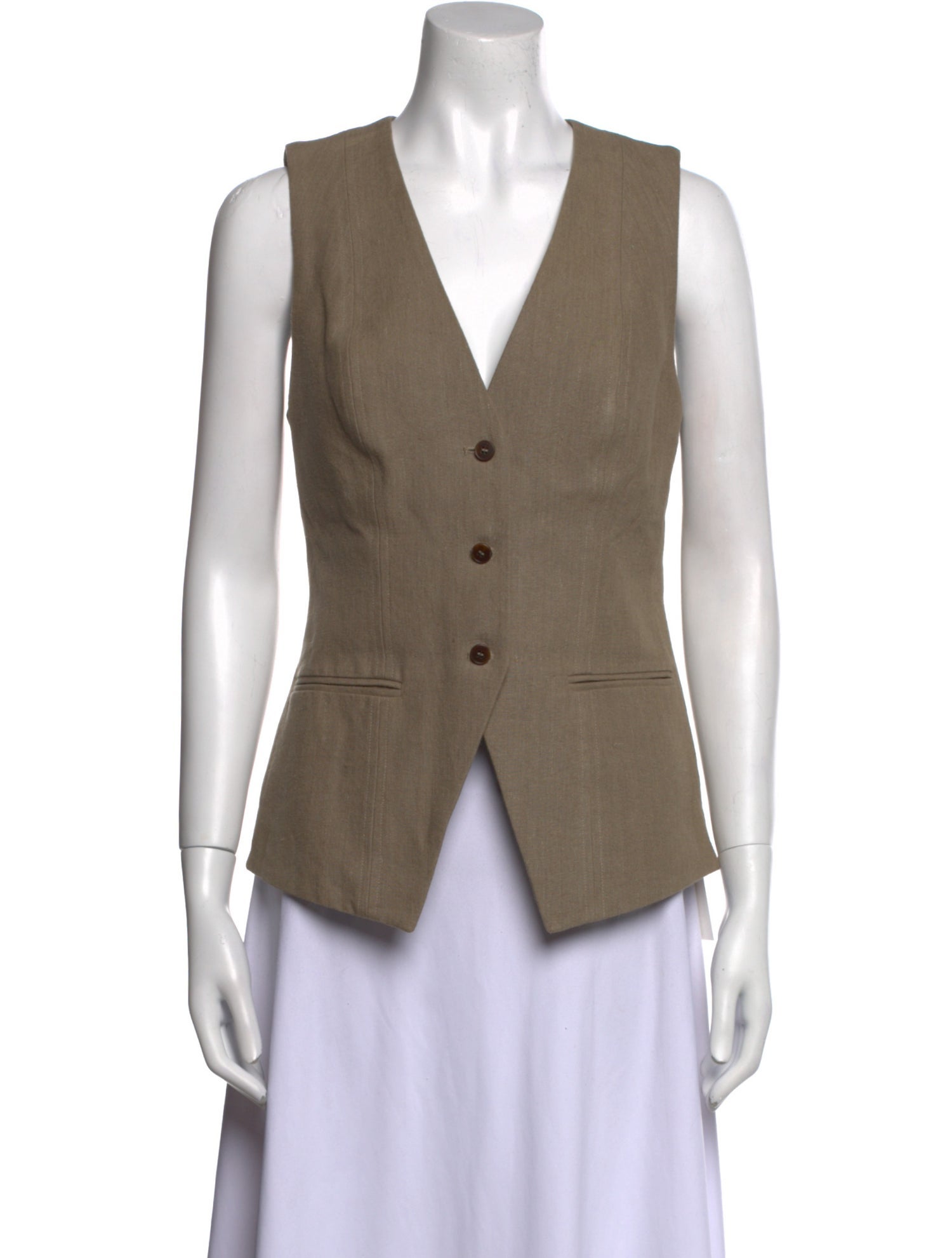 Apiece Apart V-Neck Sleeveless Top