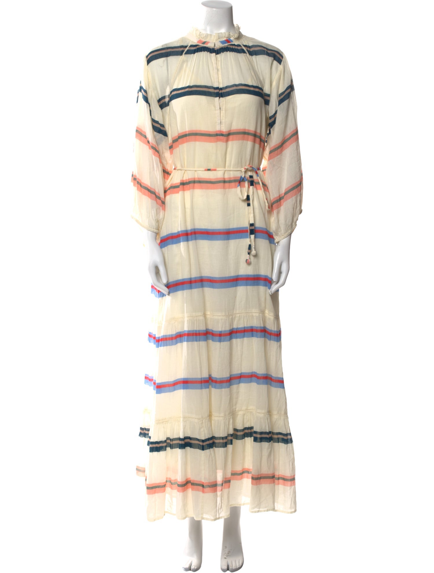 Apiece Apart Striped Long Dress