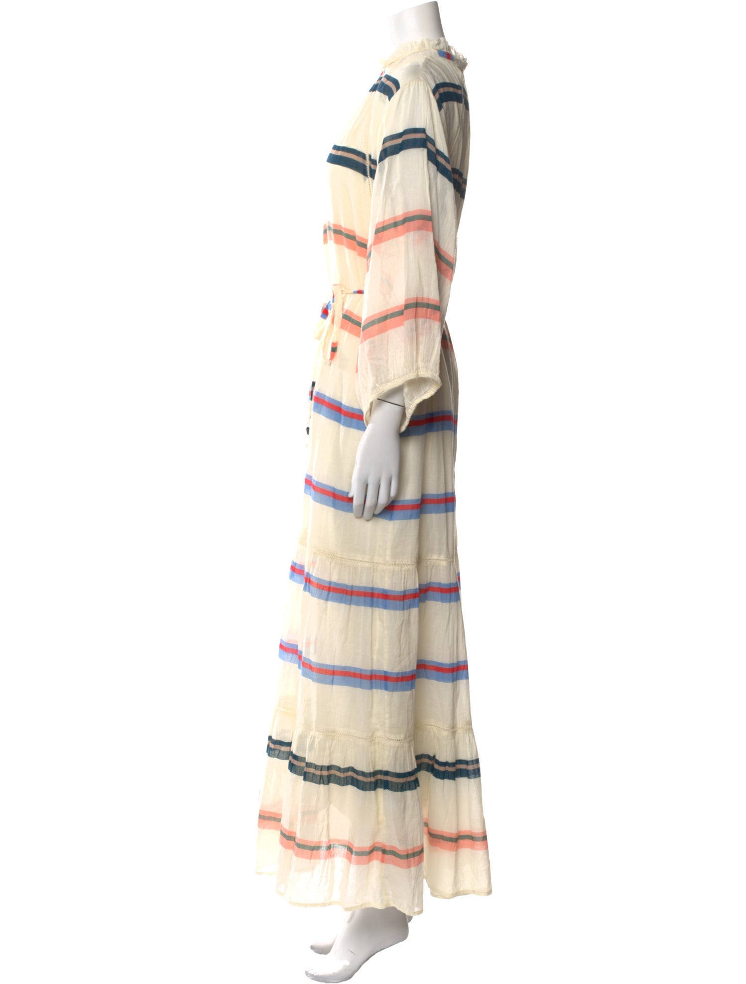 Apiece Apart Striped Long Dress