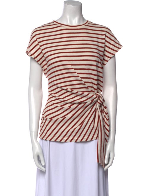Apiece Apart Striped Crew Neck T-Shirt