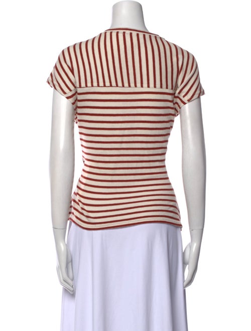 Apiece Apart Striped Crew Neck T-Shirt