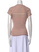 Apiece Apart Striped Crew Neck T-Shirt