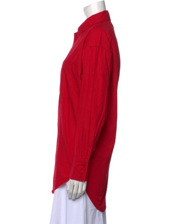 Apiece Apart Long Sleeve Button-Up Top