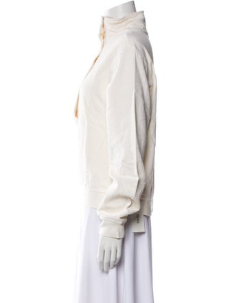 Apiece Apart Mock Neck Long Sleeve Sweatshirt