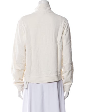 Apiece Apart Mock Neck Long Sleeve Sweatshirt