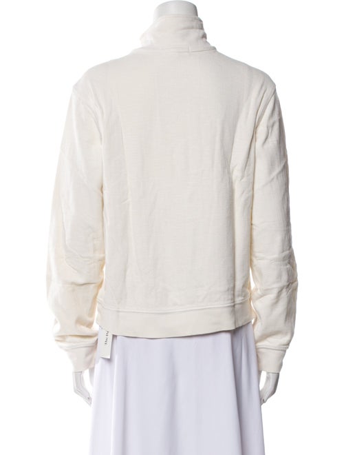 Apiece Apart Mock Neck Long Sleeve Sweatshirt