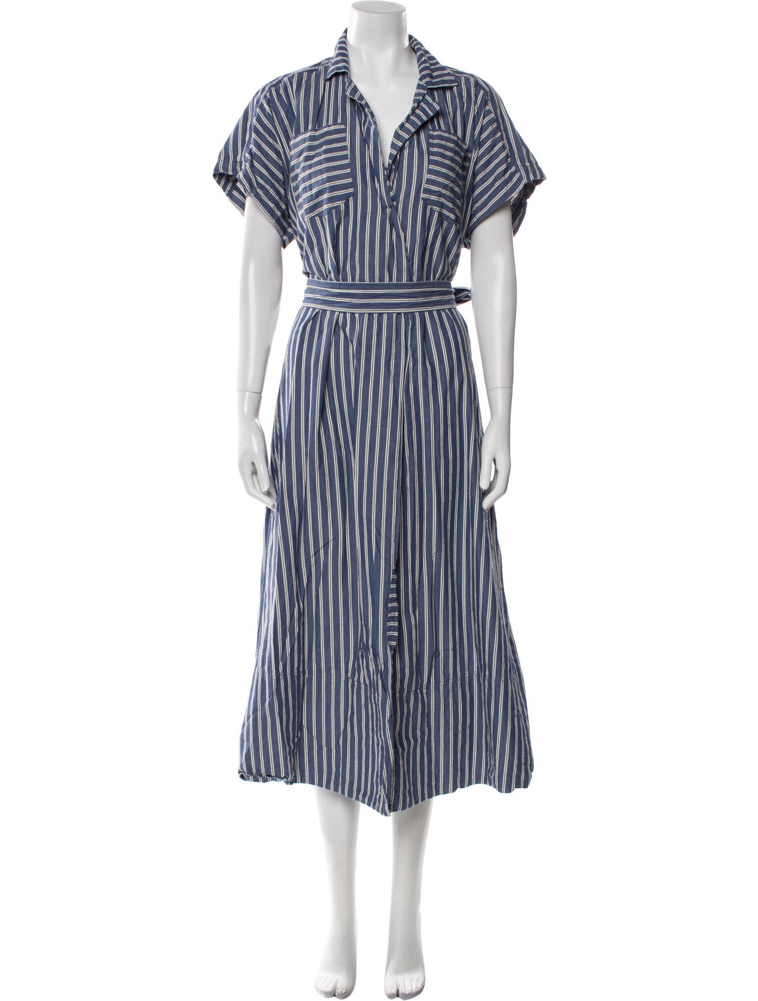 Apiece Apart Striped Long Dress