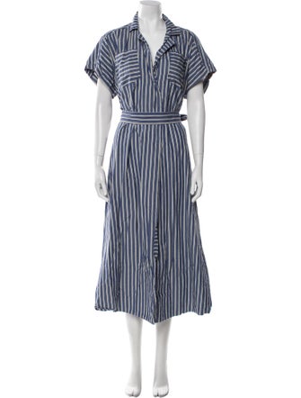 Apiece Apart Striped Long Dress