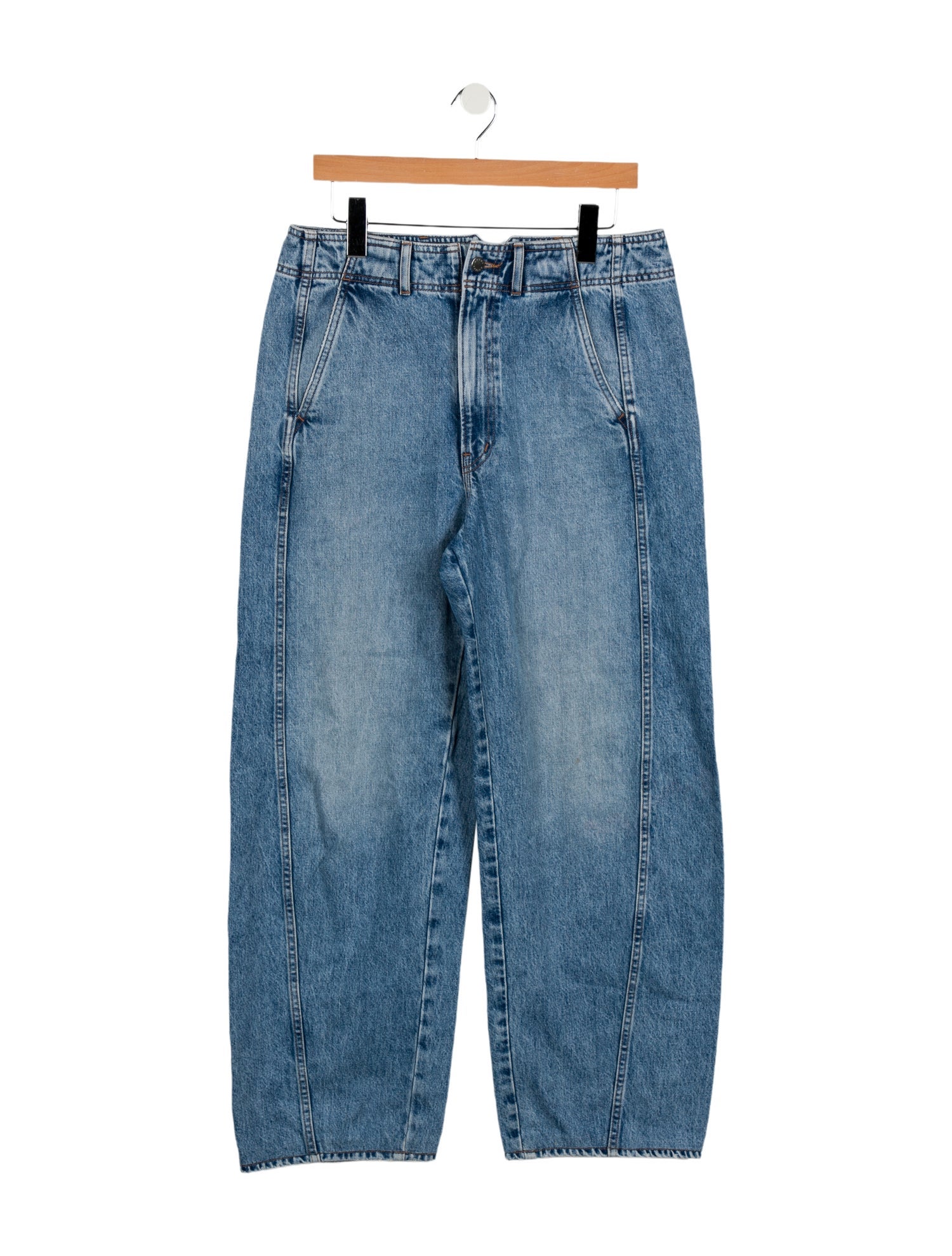 Apiece Apart High-Rise Wide Leg Jeans