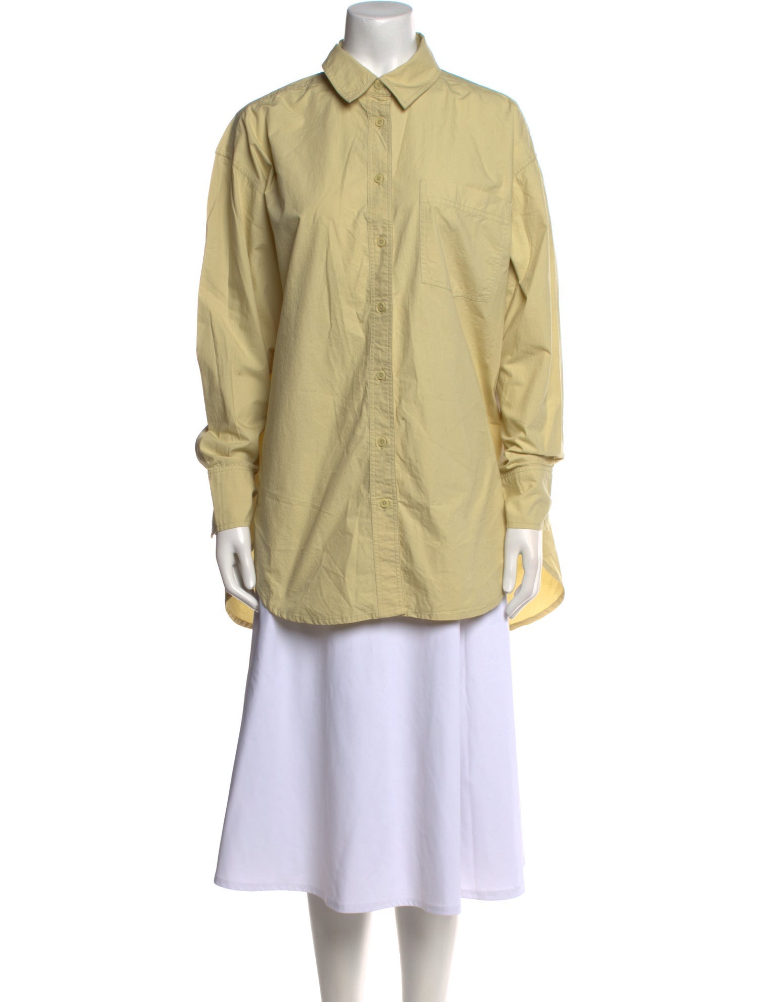 Apiece Apart Long Sleeve Button-Up Top