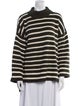 Apiece Apart Striped Mock Neck Sweater