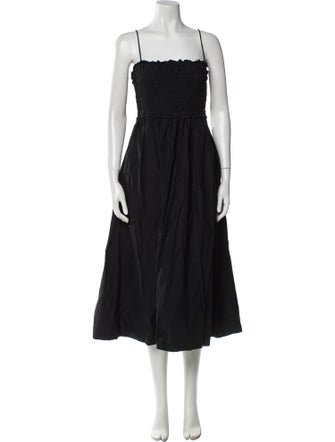 Apiece Apart Square Neckline Knee-Length Dress