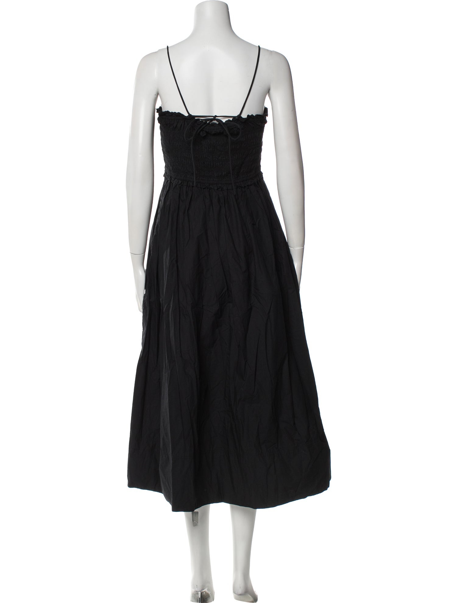 Apiece Apart Square Neckline Knee-Length Dress