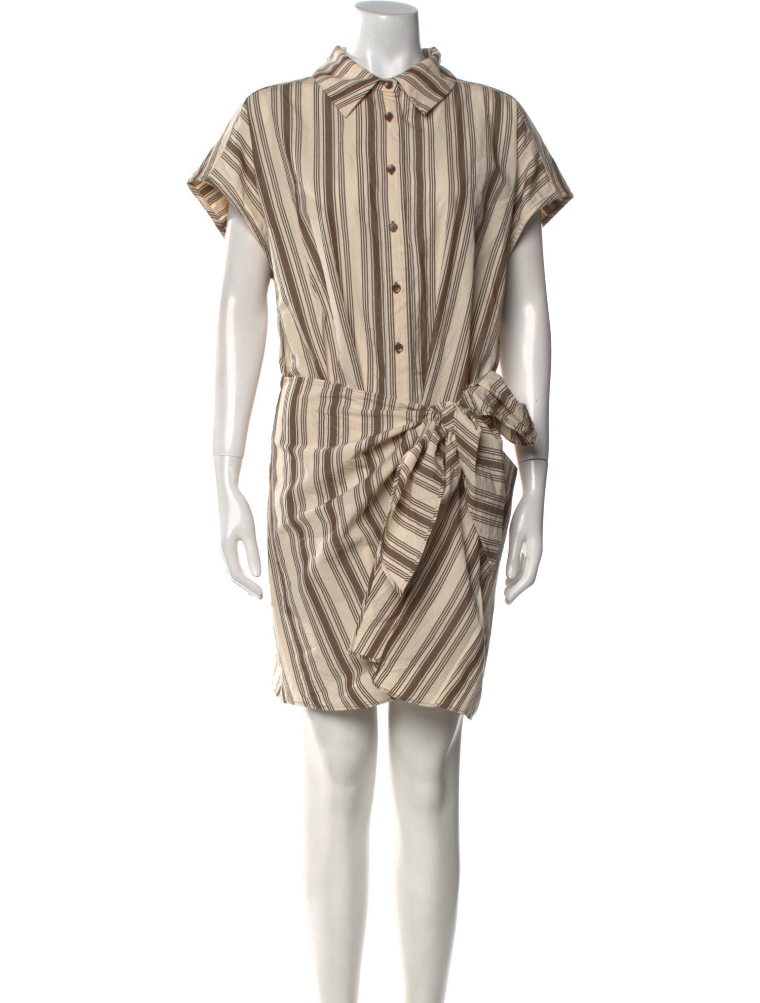 Apiece Apart Striped Mini Dress