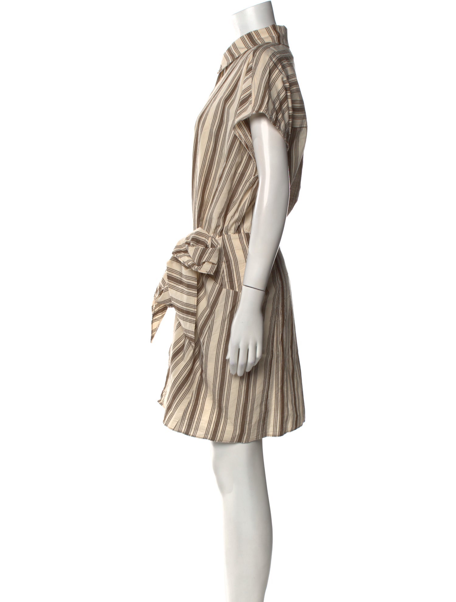 Apiece Apart Striped Mini Dress