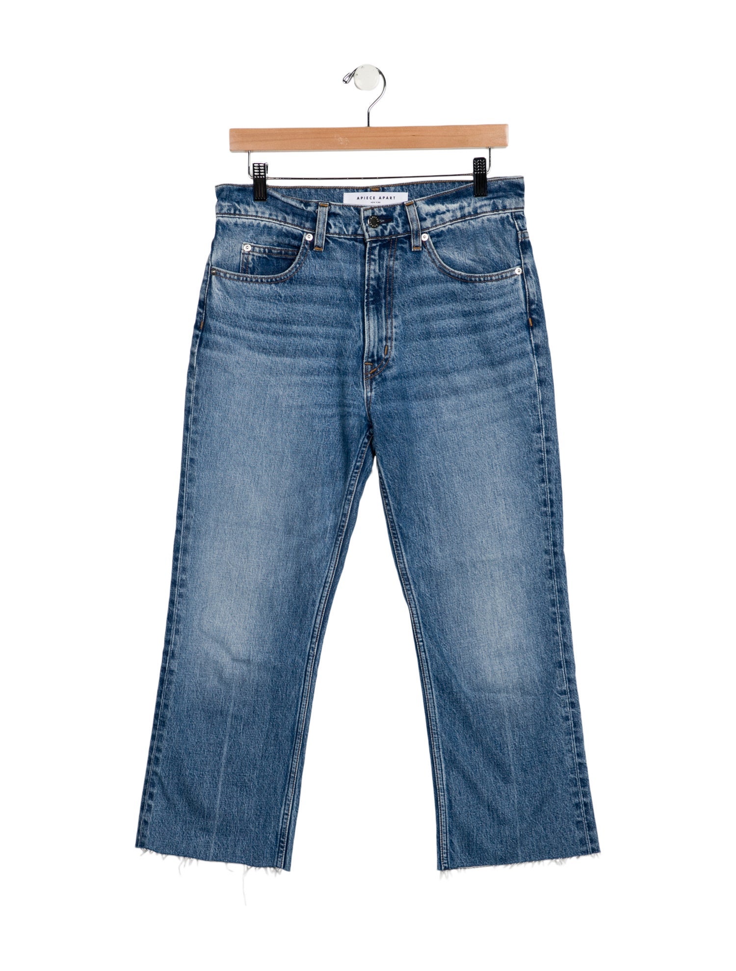 Apiece Apart High-Rise Wide Leg Jeans