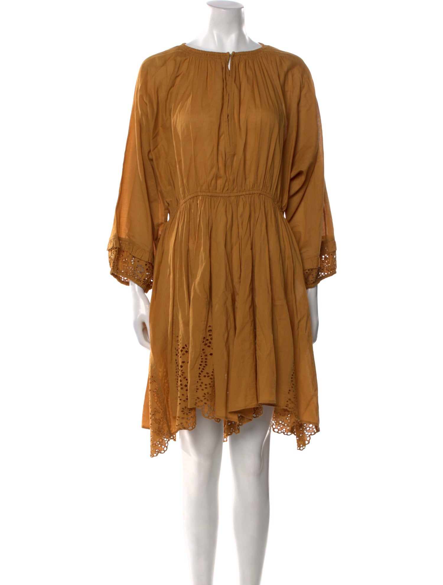 Apiece Apart Bateau Neckline Knee-Length Dress