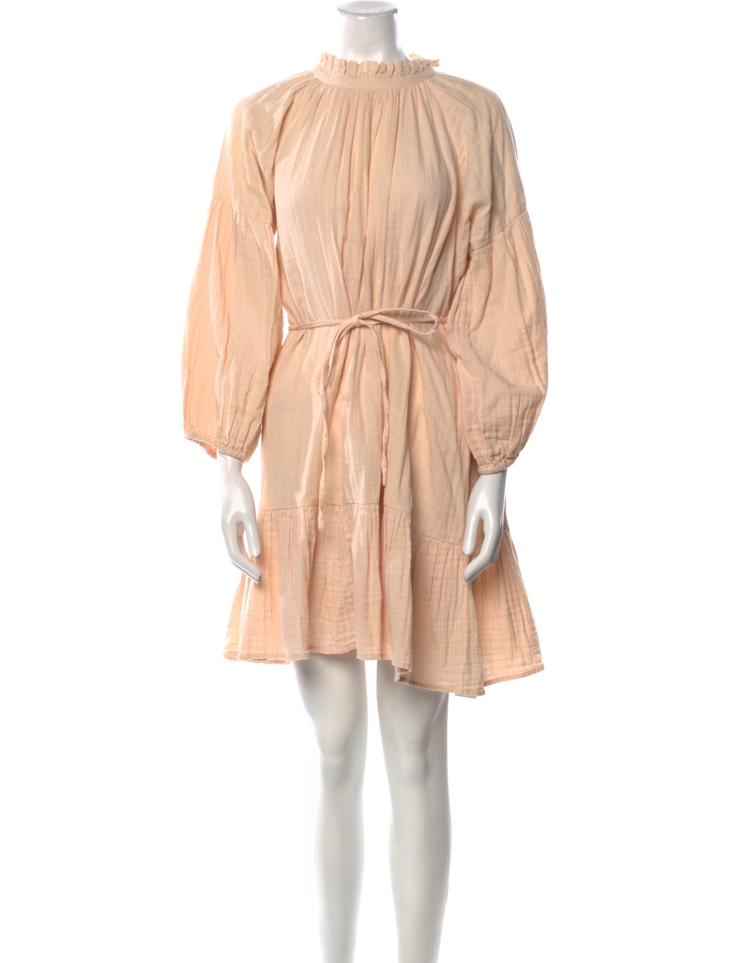 Apiece Apart Mock Neck Knee-Length Dress