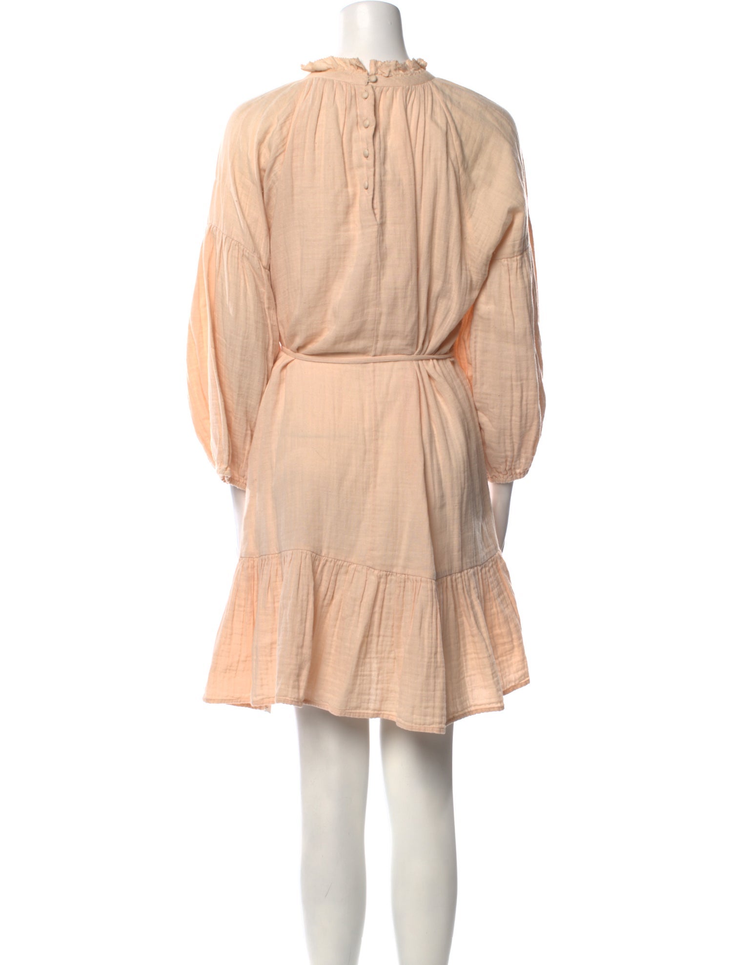 Apiece Apart Mock Neck Knee-Length Dress