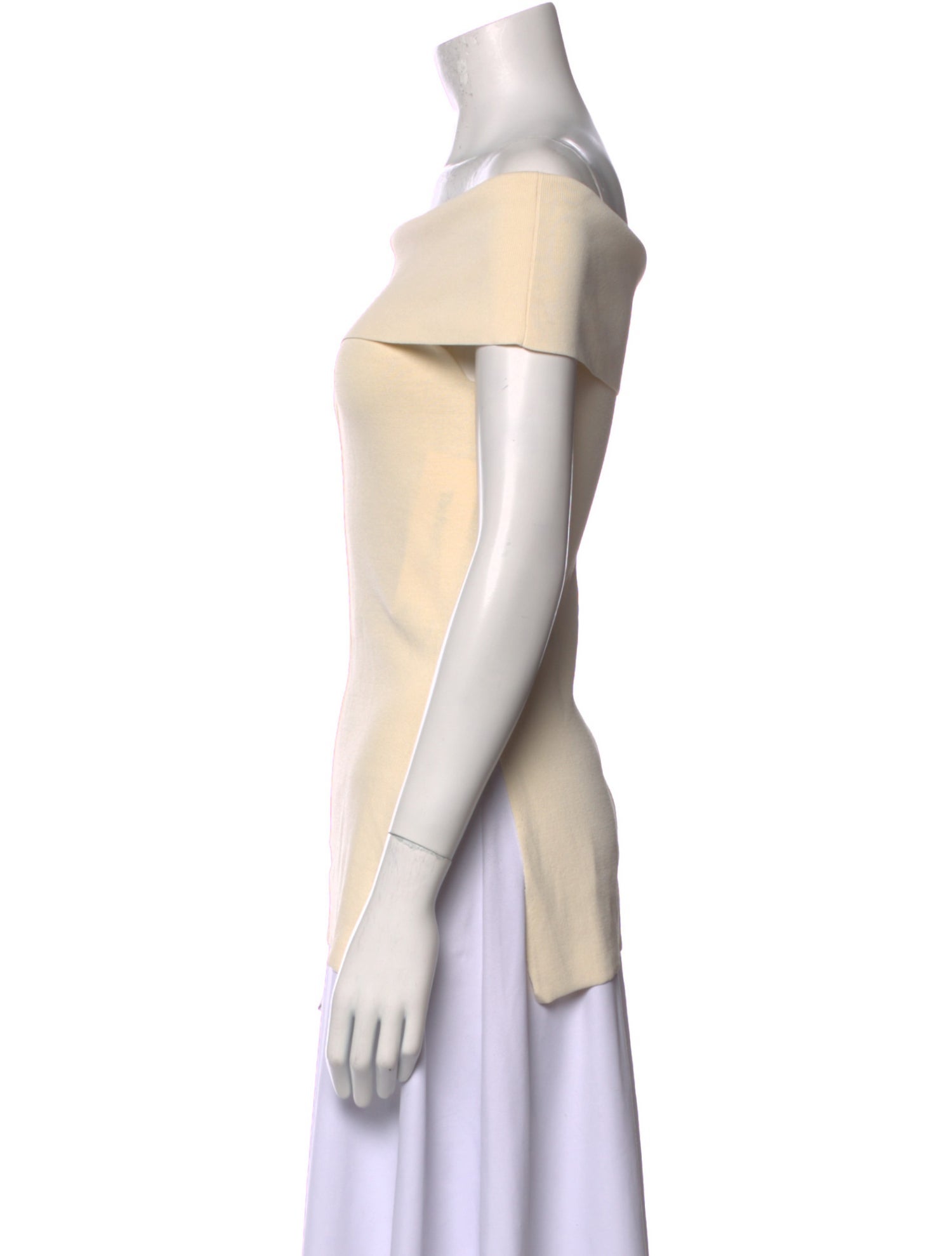 Apiece Apart Off-The-Shoulder Short Sleeve Top