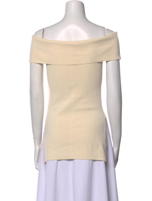 Apiece Apart Off-The-Shoulder Short Sleeve Top