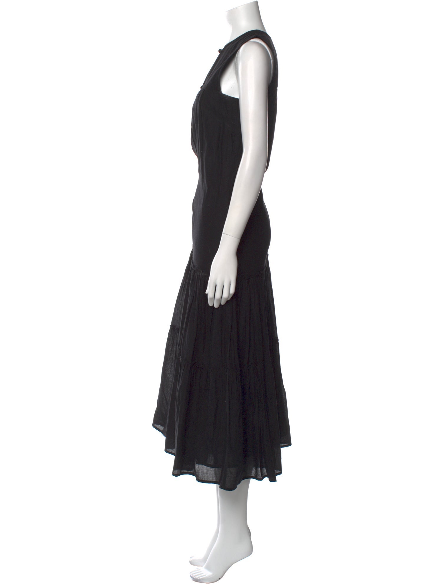 Apiece Apart Crew Neck Long Dress