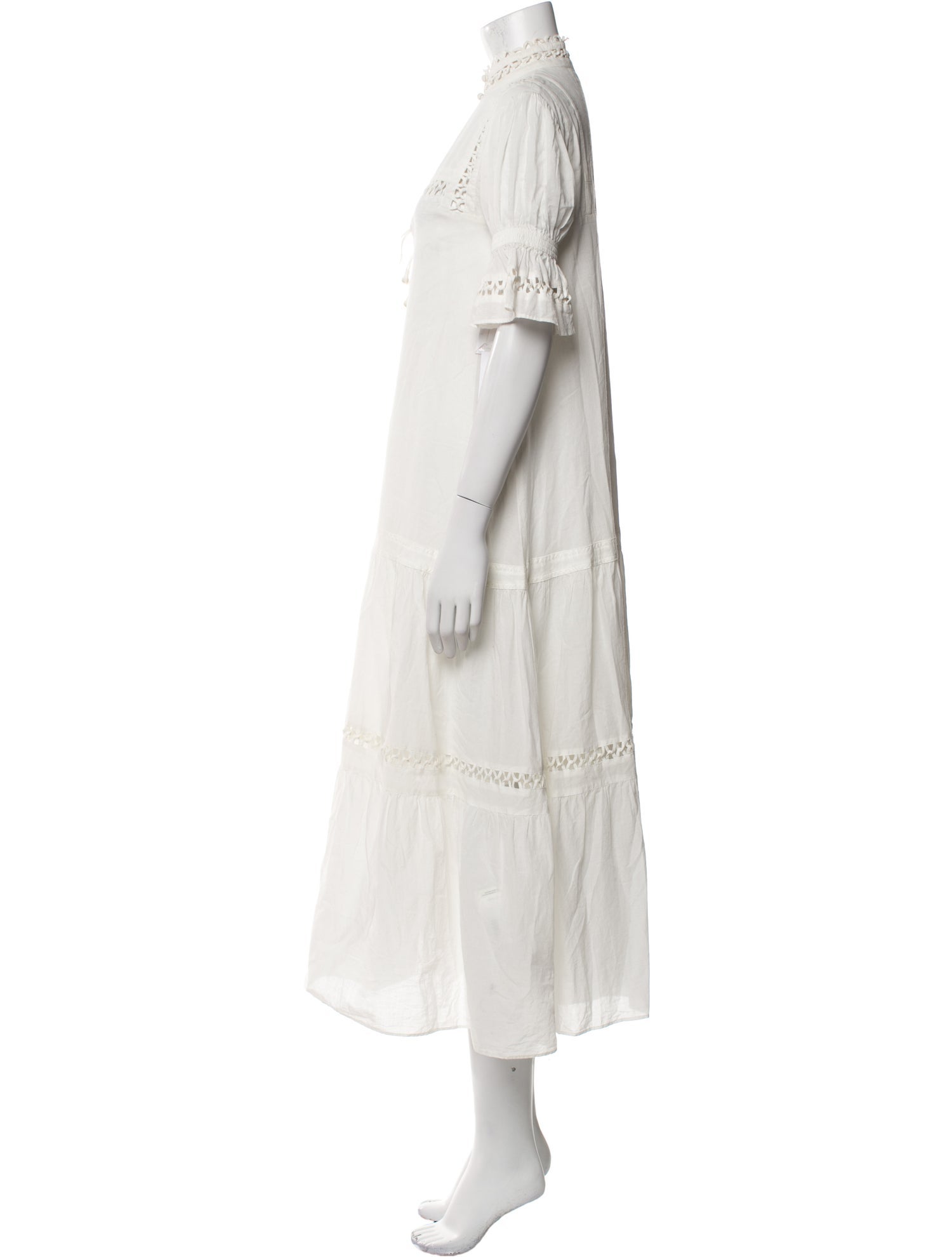 Apiece Apart Mock Neck Long Dress