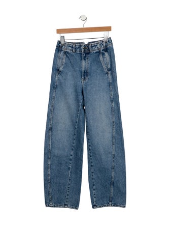 Apiece Apart High-Rise Wide Leg Jeans