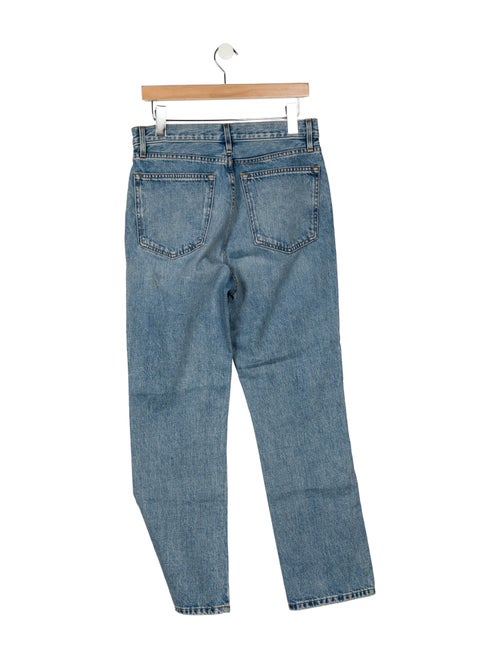 Apiece Apart High-Rise Straight Leg Jeans