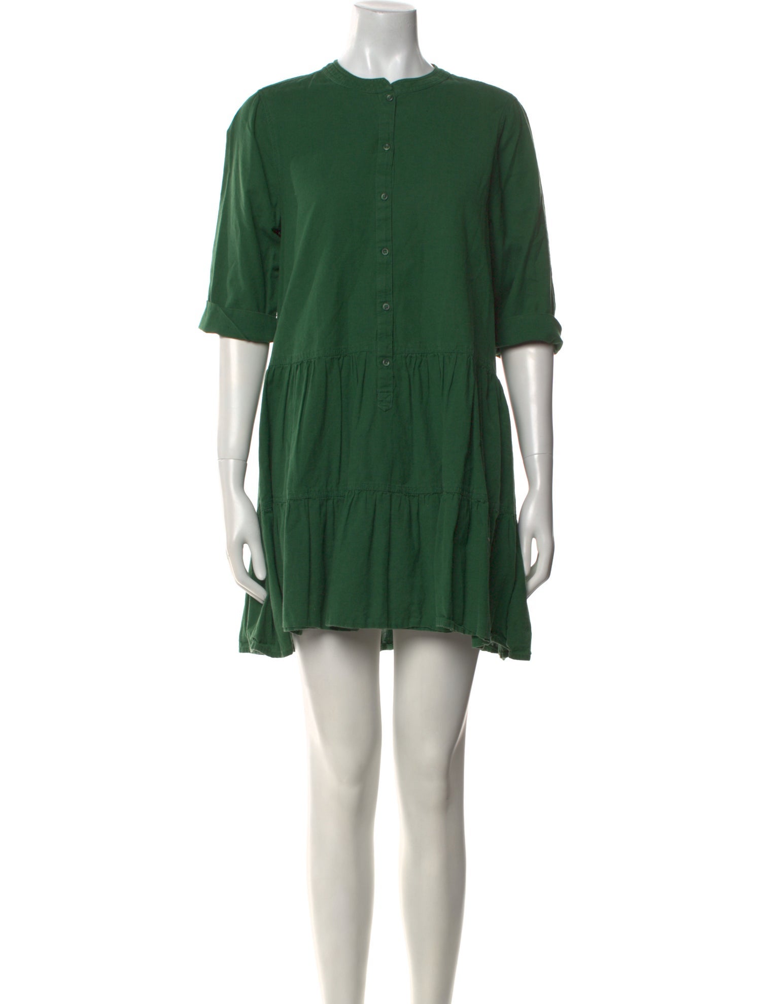 Apiece Apart Crew Neck Mini Dress