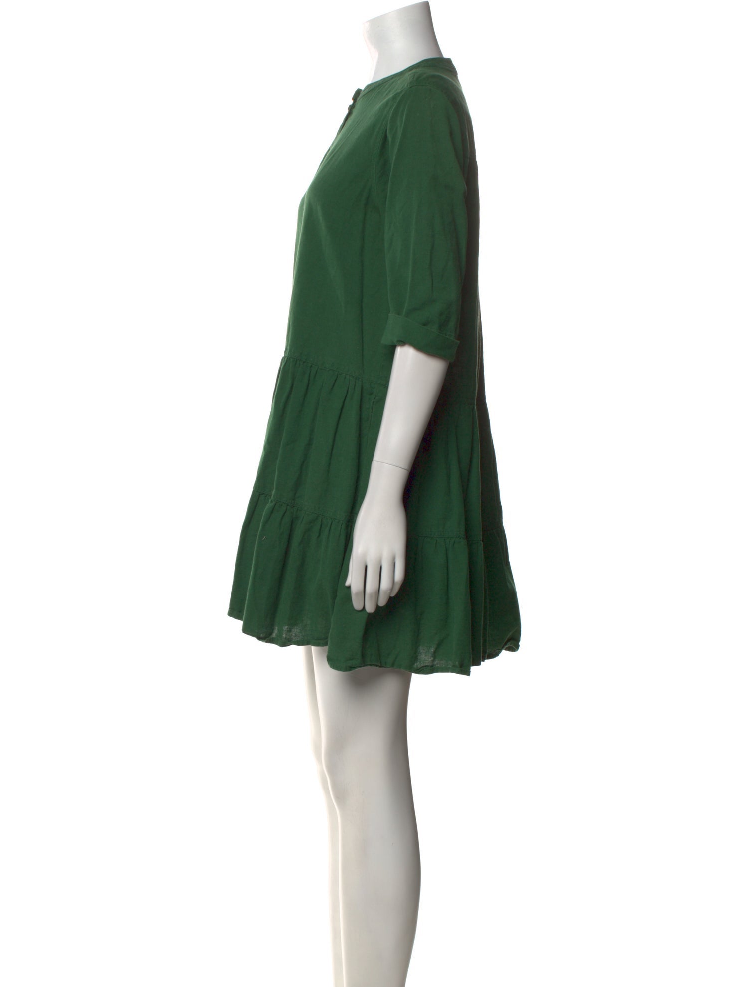 Apiece Apart Crew Neck Mini Dress