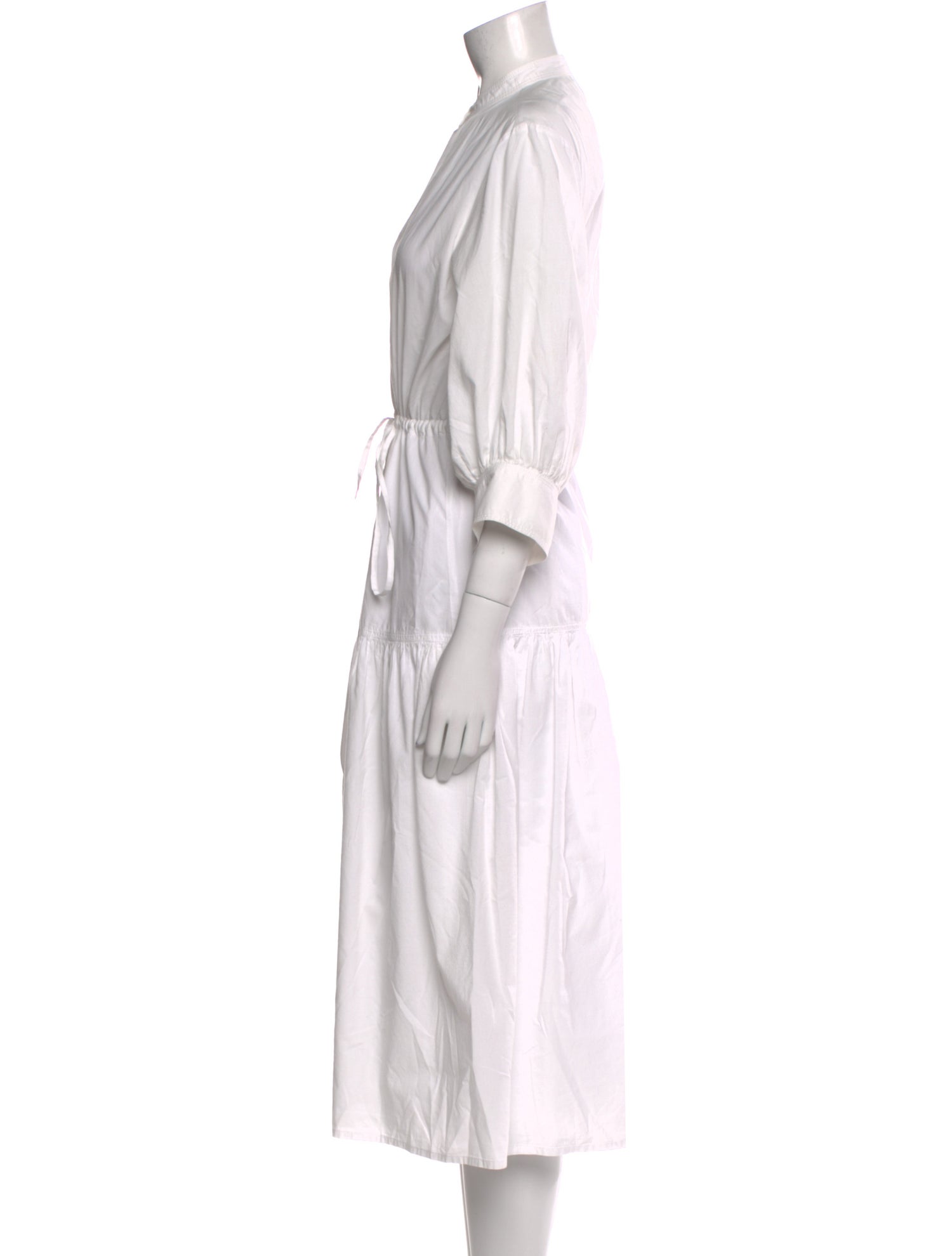 Apiece Apart Mock Neck Midi Length Dress